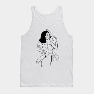 Siple Woman Design Tank Top